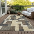 thumbnail image 6 of Addison Rugs Chantille Indoor/Outdoor Transitional Modern Chocolate Washable Rectangle Rug, 5' x 7'6", 6 of 6