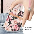 thumbnail image 6 of Flower Pattern Case for Samsung Galaxy A33 5G, Detachable Shoulder Strap Lanyard Crossbody Slim Lightweight Floral Cover with Soft Silicone Shockproof Drop Resistant Case,Blue Peony, 6 of 7