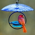 thumbnail image 5 of Mosaic Birds M383-200-15 Petite Glass Baffle Dome Bird Feeder, Cobalt Blue, 5 of 7