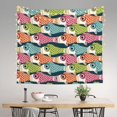thumbnail image 2 of Pofeuu Lantern Koi Fish Print Wall Tapestry Decoration Wall Hanging Tapestry 60 x 51 Inch, 2 of 6