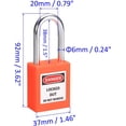 CERPXFF-Tagout Lockout - Indoor Outdoor Safety Padlock, Keyed Alike ...