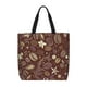 thumbnail image 1 of Easygdp Coffee and Flowers Bolsa Tote para Mujer, Bolso de Hombro para Trabajo, Playa, Viajes, Compras y Supermercado, 1 of 7