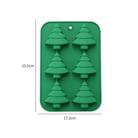 

Silicone Mold Bakeware Food Grade Cake Mold Christmas Tree Snowman Gifts DIY Chocolate Baking Mold Cake Decoration Accessories