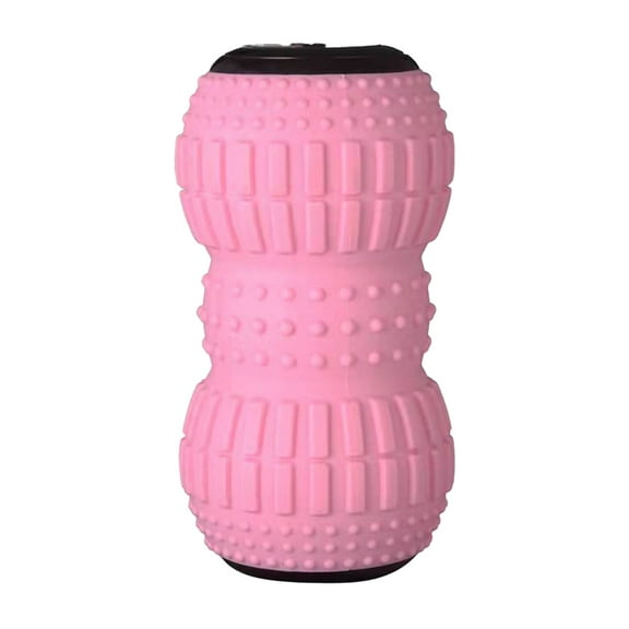 Electric Vibrating Rechargeable Foam Roller - 3 Intensity Levels for Firm Battery-Powered Deep Tissue Recovery, Training, Massage - Therapeutic Back and Muscle Massage Roller
