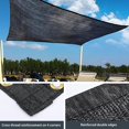 thumbnail image 3 of 50% Garden Shade Cloth, 10 x 20 FT Durable Mesh Tarp with Grommets, Garden Sunblock Shade Cloth Shading Antifreezing for Plants Cover, Greenhouse, Barns Kennel, Patio, Tomatoes, 3 of 6