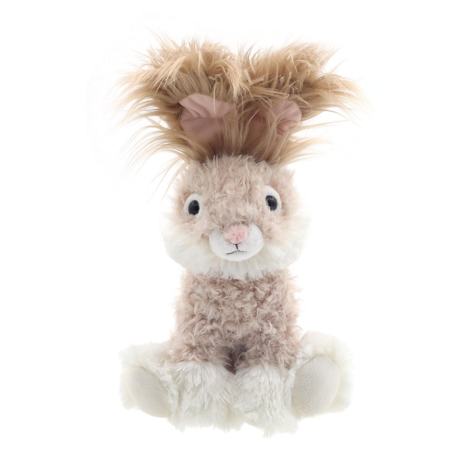 Way To Celebrate Medium Fluffy Bunny, Beige