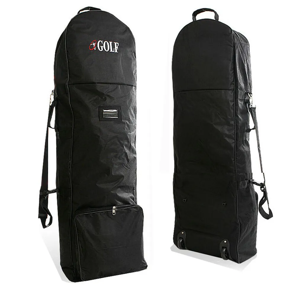 51in Golf Bag Air Travel Covers Golf Club Rolling Protector with Wheels Foldable