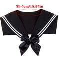 thumbnail image 3 of Sailor Uniform Inspired False Collar Accessory Neckpiece Easy To Wear For Students Professionals And Costume Enthusiasts, 3 of 8