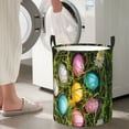 thumbnail image 5 of Fuzoiu colorful Easter eggs Print Circular Hamper,Laundry Basket with Handle,Collapsible Laundry,Dirty Clothes Storage Basket,for Bedroom Bathroom Dorm Living Room-Medium, 5 of 6