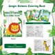 thumbnail image 2 of Libros para colorear Honoson Jungle Safari Animals Kids, 24 unidades, 2 of 7