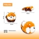 thumbnail image 2 of Adorable Peluche Panda Acostado 45 Cm de Largo, 2 of 5