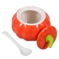 thumbnail image 3 of Spice Jar Seasoning Box Pumpkin Shaped Condiment Jar Cooking Enthusiasts Orange 3.9×3.9×3.5in Seasoning Preservation 1Set, 3 of 4