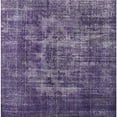 thumbnail image 1 of Ahgly Company Indoor Square Mid-Century Modern Purple Oriental Area Rugs, 4' Square, 1 of 6