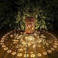 thumbnail image 4 of Solar Lanterns Outdoor Waterproof Hummingbird Garden Decor Gifts for Women Mom Grandma Hanging Solar Lights Metal Solar Decoration Outside for Yard, Patio, Backyard, Porch, 4 of 6