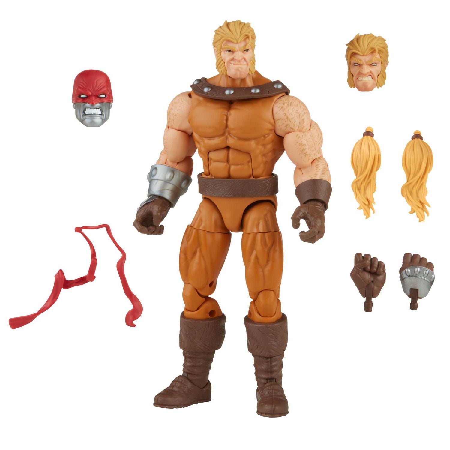 Hasbro Marvel Legends Series 6-inch Scale Action Figure Toy Sabretooth, Premium Design, 1 Figure, 3 Accessories, and 1 Build-A-Figure Part