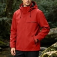 thumbnail image 3 of Guluxicc Athletic Jackets with Zip Pockets for Men Waterproof Wind Resistant Drawstring Full Zipper Long Sleeve Hooded Jackets for Outdoor Hiking Wear Summer Fall Casual Jackets, 3 of 8