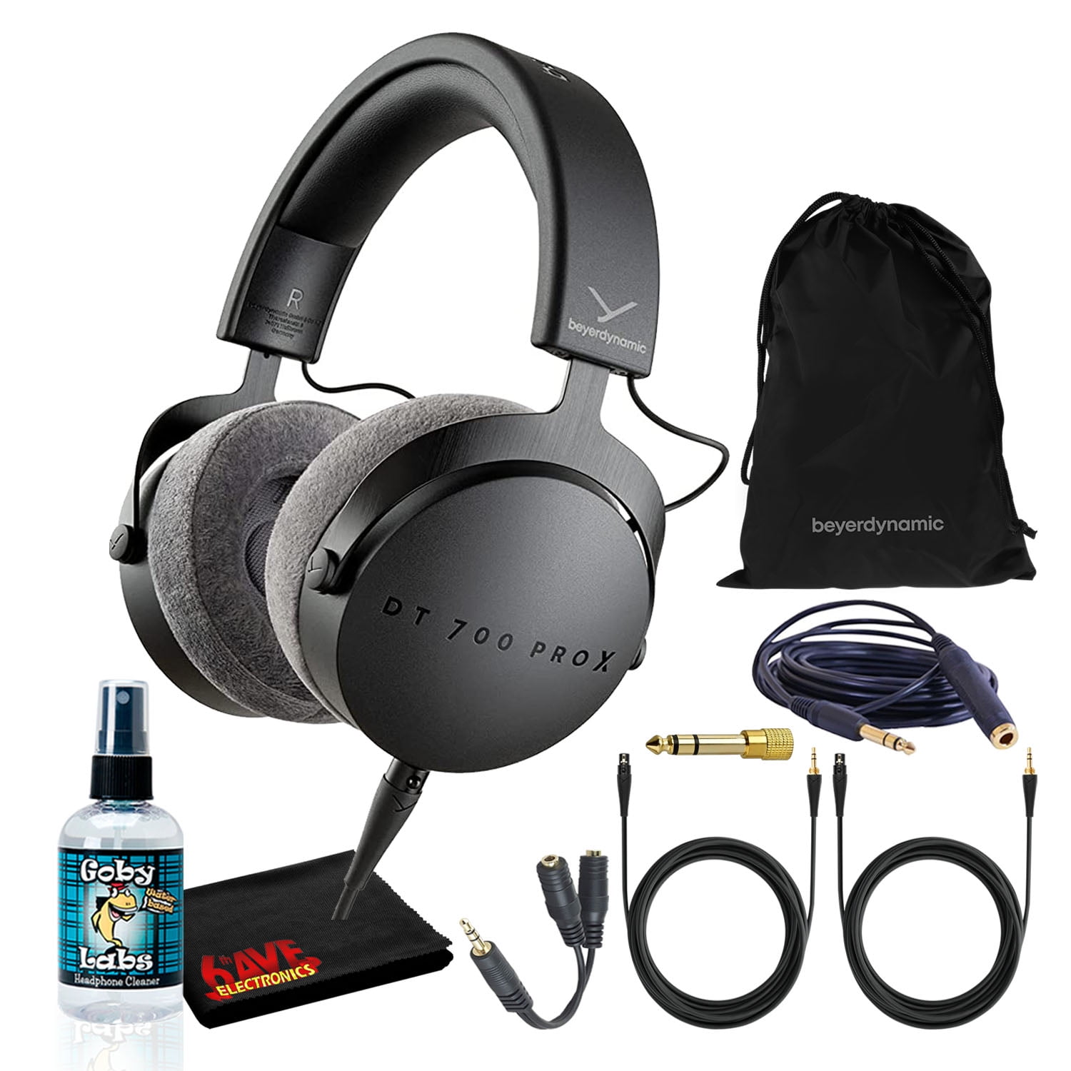 beyerdynamic, DT 700 PRO X Headphones, Closed-Back Studio, Black
