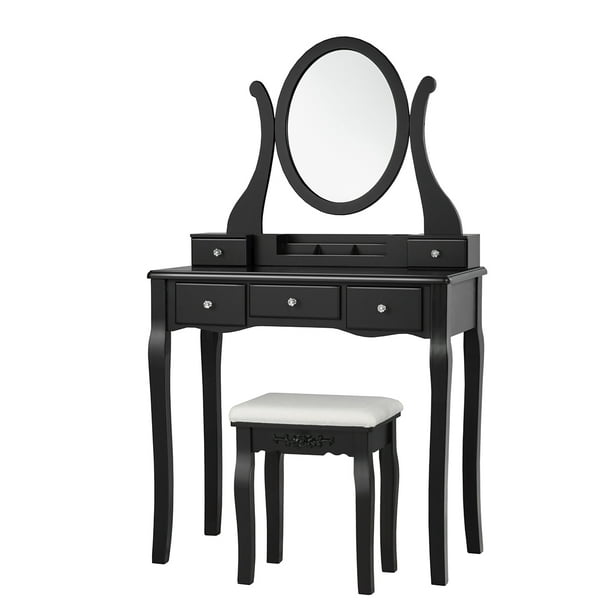 Top Vanity Set With Mirror, Makeup Table Vanity