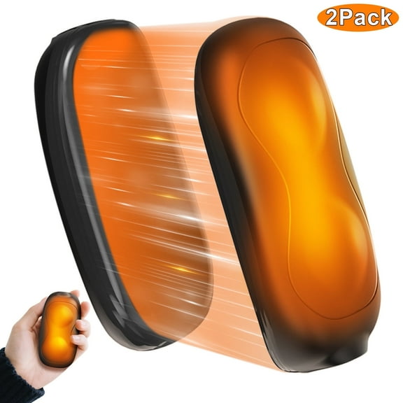 LC-dolida Hand Warmers Rechargeable, 2 Pack 6000mAh Electric Portable Heater, 20 Hrs Long Heating Hot Pockets Hand Warmer, Hunting Gear, Gifts for Women, Men, Camping, Golf, Outdoors