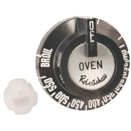 - ROBERTSHAW� UNIVERSAL GAS OVEN KNOB, BLACK per 3 Each