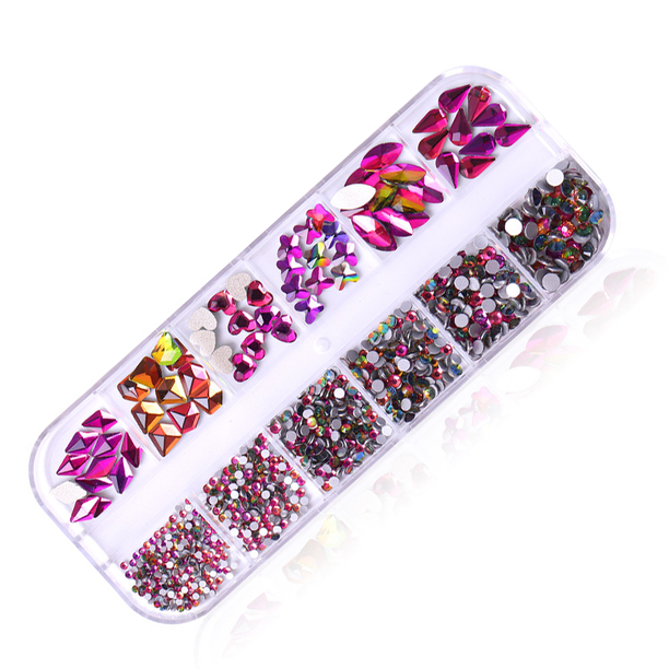 UñasDiamantes de imitaciónCristalTransparentePartes traseras planasDiamantes de imitaciónRedondoCuentasVidrioGemasPiedrasArte de uñasDiamantesJoyasMultiformasUñasDijes para uñasDIYRopaZapatosJoyería