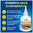 thumbnail image 3 of RAGUPEL Mold Stain Remover Gel Cleaner Heavy Duty Stain Cleaner for Front Loader Washing Machine Seal,Bathroom Grout,Shower,Caulk - Front Load Washer Cleaning Solution - 3.38Fl Oz, 3 of 4