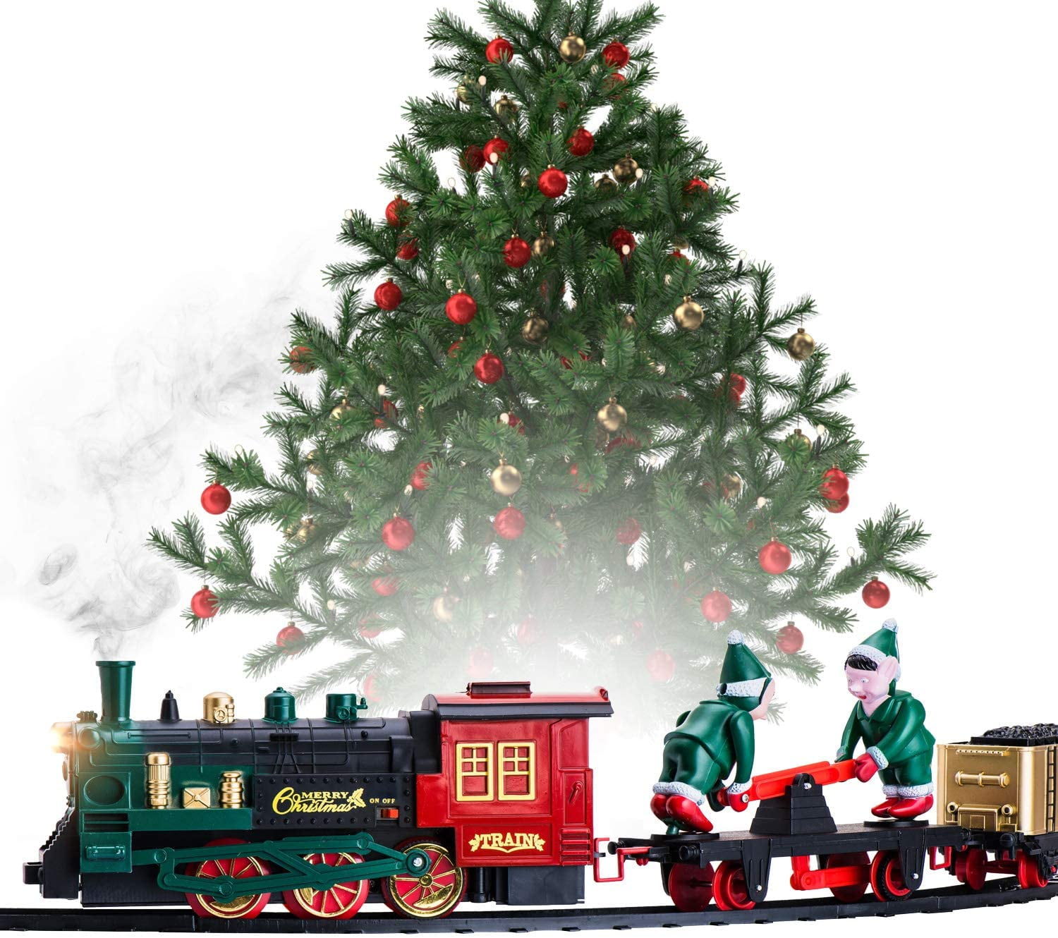 train set to go around christmas tree