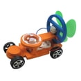 thumbnail image 1 of Coche de carreras impulsado por viento, de montaje de bricolaje, juguete, educación científica para Zulema Molino de viento de coches de juguete, 1 of 7