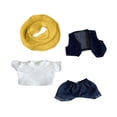 thumbnail image 2 of Ropa para muñecas de 17cm, camiseta, pantalones, vestimenta, accesorios de disfraz, decoración cómoda, juguete DIY para muñecas, ropa elegante para Amarillo, 2 of 8