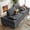 Dark Gray, variant on Advwin 114" Oversized Sectional Sofa, Luxury Sailboat Cloud Couch with Adjustable Backrest, Extra Deep Lounge Seating & Wide Arms for Modern Living Room, Beige