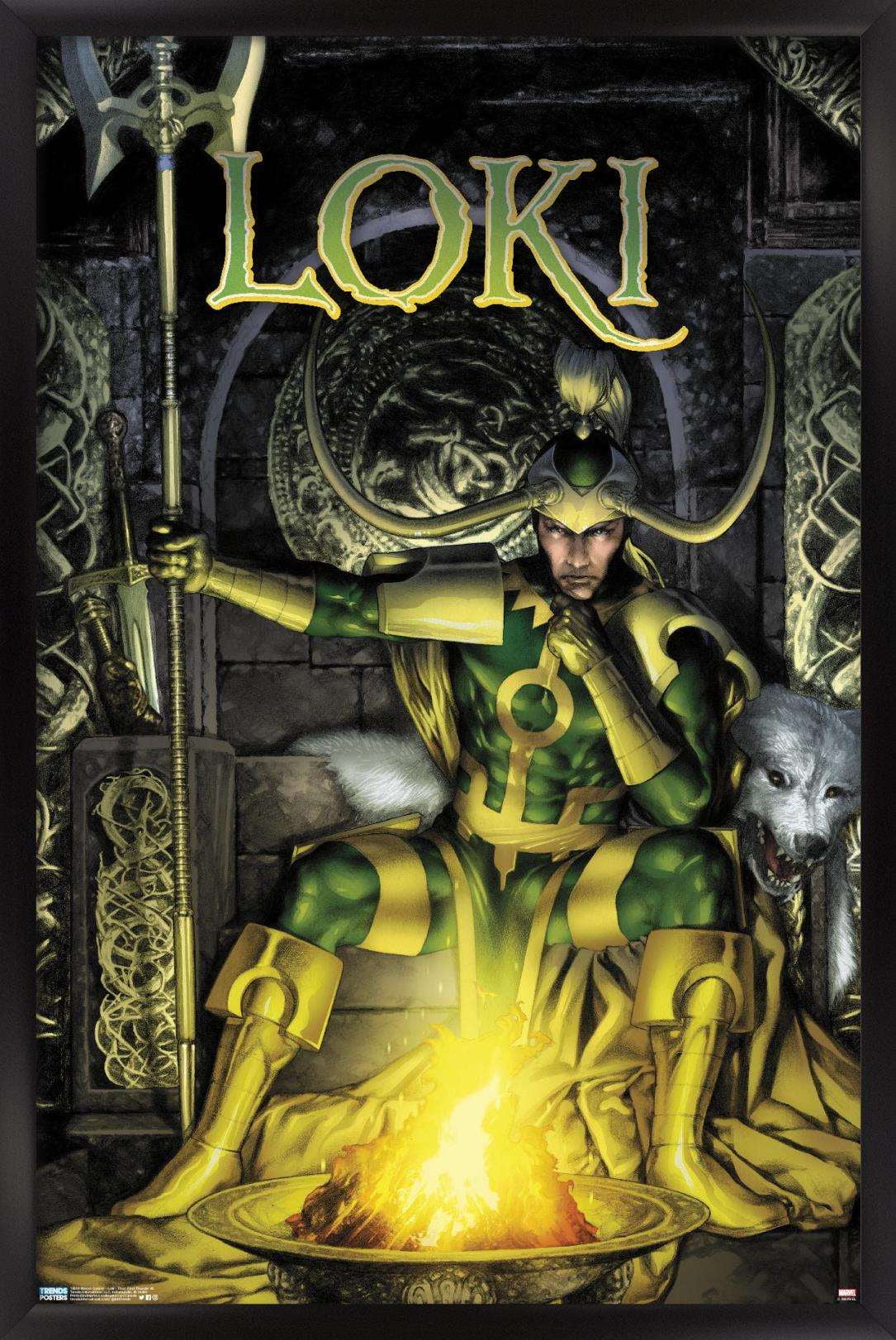 Marvel Comics - Loki - Thor: First Thunder #2 Wall Poster, 22.375" x 34",  Framed - Walmart.com