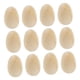 thumbnail image 5 of 12 huevos de madera para manualidades, huevos hechos a mano, juguetes de comida, decoración de huevos, marrón, 5 of 8
