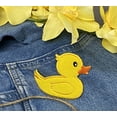 thumbnail image 3 of Yellow Duck - Rubber Duckie - Iron on Patch, Embroidered Applique, 3 of 4