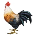 thumbnail image 4 of Rustic Western Country Farm White Breasted Chicken Rooster Figurine, 4 of 9