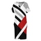 thumbnail image 4 of Vestido holgado con estampado geométrico en cuatro colores y cremallera para mujer., 4 of 7
