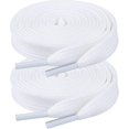 thumbnail image 1 of BRILLAR Cordones planos de repuesto duraderos de 10 mm para zapatos deportivos y de vestir (2 pares), 1 of 5