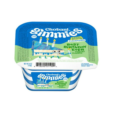 Chobani Greek Yogurt Gimmies Best Birthday Ever 4oz (PACK OF (The Best Yogurt Brand)