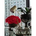 thumbnail image 5 of MORTTIC 9.5 inch Artificial Silk Red Hydrangea Wedding Bouquet (10 Count), 5 of 7