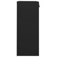 thumbnail image 2 of vidaXL Armoire de Bureau Noire 90x40x102 cm Acier, 2 of 5