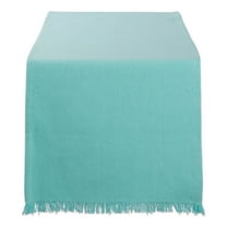 DII Heavyweight Solid Fringe Table Runner
