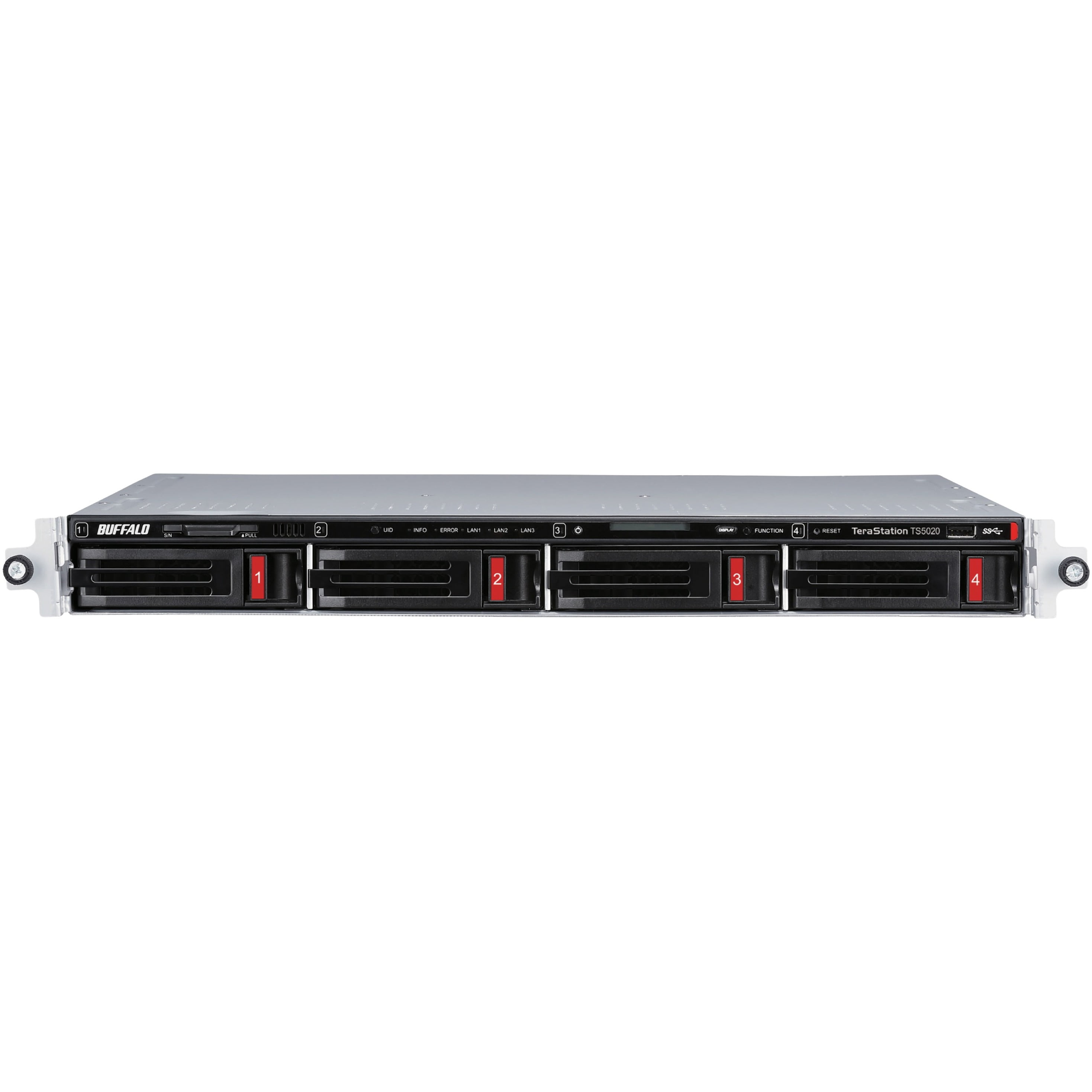 BUFFALO TeraStation 5420RN 4-Bay Secure Business Rackmount NAS 16TB (4x4TB) w/ Hard Drives Included - Annapurna Labs Alpine Quad-core (4 Core) 2 GHz - 4 x HDD Supported - 4 x HDD Installed - 16 TB ...