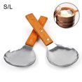 thumbnail image 2 of Grandest Birch Kitchen Stainless Steel Food Serving Rice Spoon Soup Scoop Tableware Utensil Wood Handle Cooking Tool Anti-rust Eas, 2 of 8