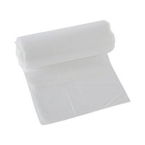 Boardwalk High-Density Trash Bags, 16 gal, 6 microns, 24" x 33", Natural, 50 Bags/Roll, 20 Rolls/Carton