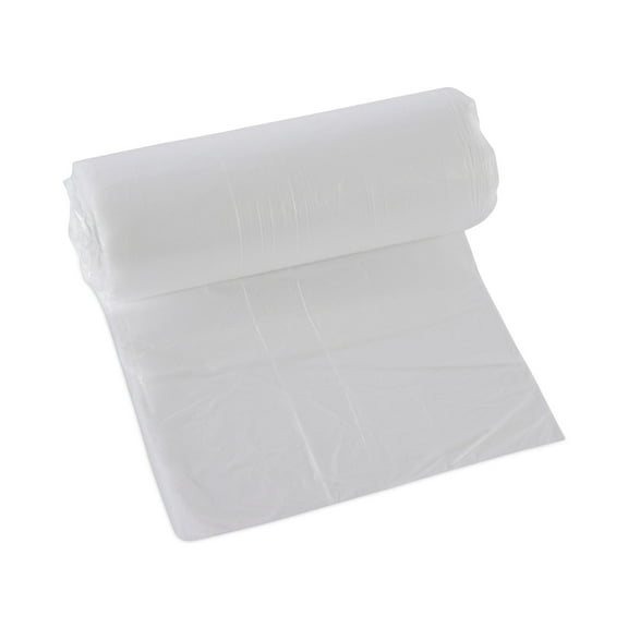 Boardwalk High-Density Trash Bags, 16 gal, 6 microns, 24" x 33", Natural, 50 Bags/Roll, 20 Rolls/Carton