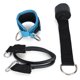 thumbnail image 4 of Bandas elásticas de fitness para clases de educación física Entrenamiento de piernas con hebilla de anilla para tobillo Azul, 4 of 15