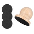 thumbnail image 1 of Silent Dog Nail File Wooden Scratch Board Dogs Self Nail File with Replaceable Filing Discs Gentle Pet Nail Care Tool for Dogs And Cats, 1 of 8