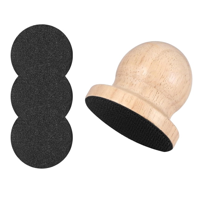 Silent Dog Nail File Wooden Scratch Board Dogs Self Nail File with Replaceable Filing Discs Gentle Pet Nail Care Tool for Dogs And Cats