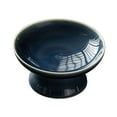 thumbnail image 3 of Bandeja de servir redonda elegante de cerámica, plato para servir, pedestal, tazón para aperitivos Azul, 3 of 9