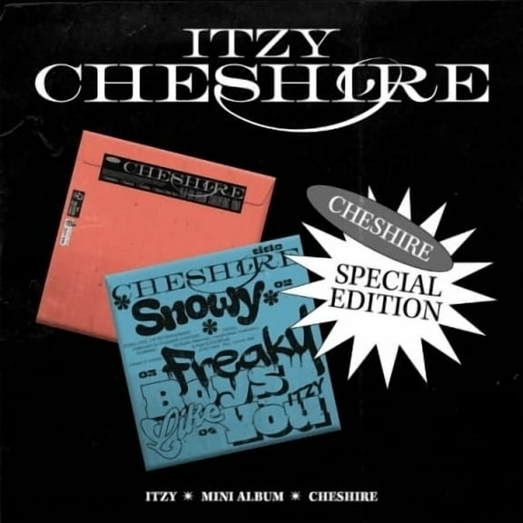 Itzy - Chesire - Special Edition - Random Cover - incl. 24pg Photobook, 10pg Lyric Book, Photocard, Poster   Hidden Message Card - Music & Performance - CD
