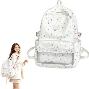 Polka Dot Backpack Small Backpack Backpack For Women Laptop Backpack College Backpack Womens Backpack Womens Work Backpack Book Bag Travel Backpack Cute Backpack Kawaii Backpack Laptop Backpack Women